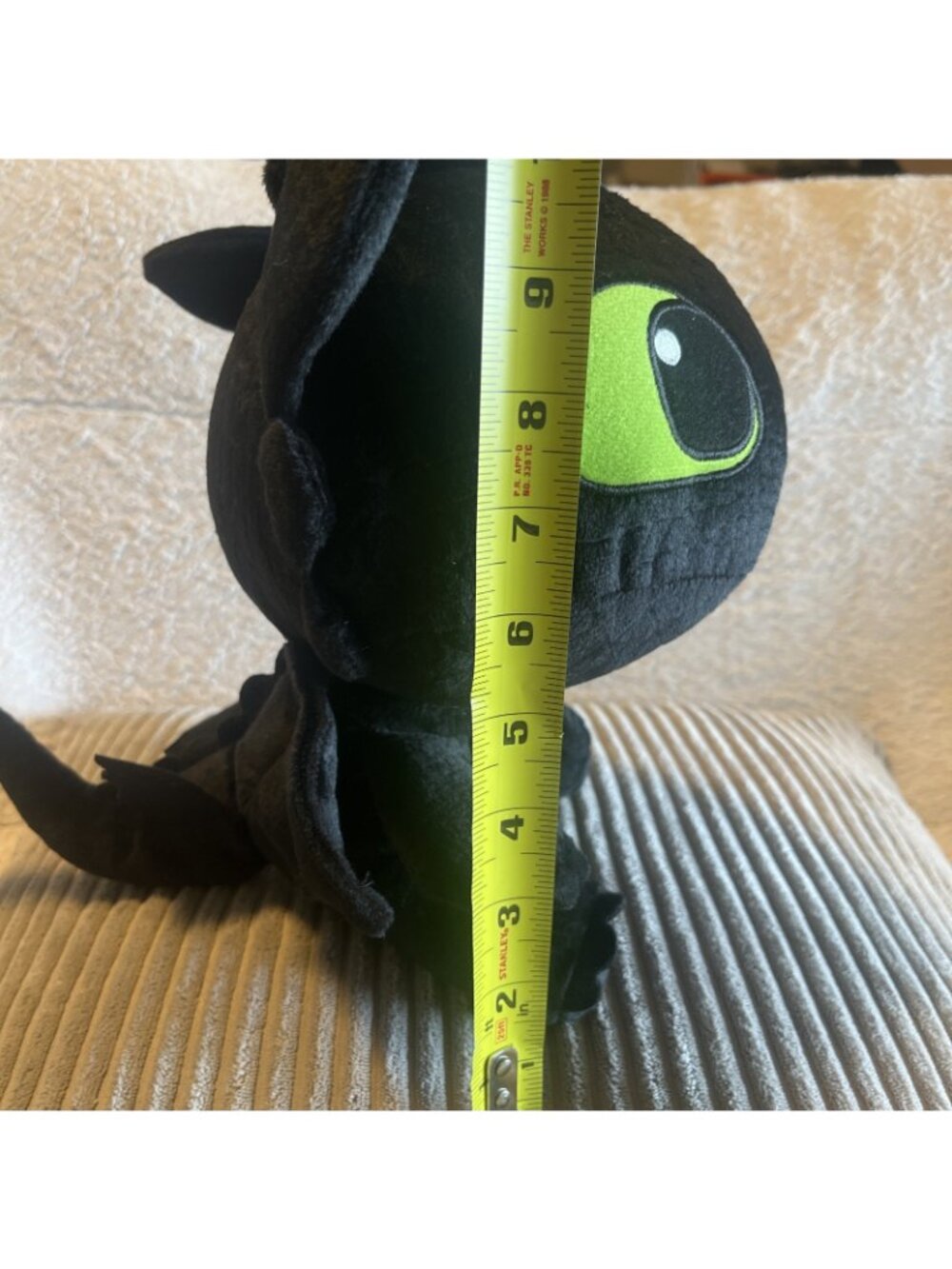 Universal Studio EPIC How To Train Your Dragon Toothless Plush Doll 10” BLACK - Picture 8 of 8